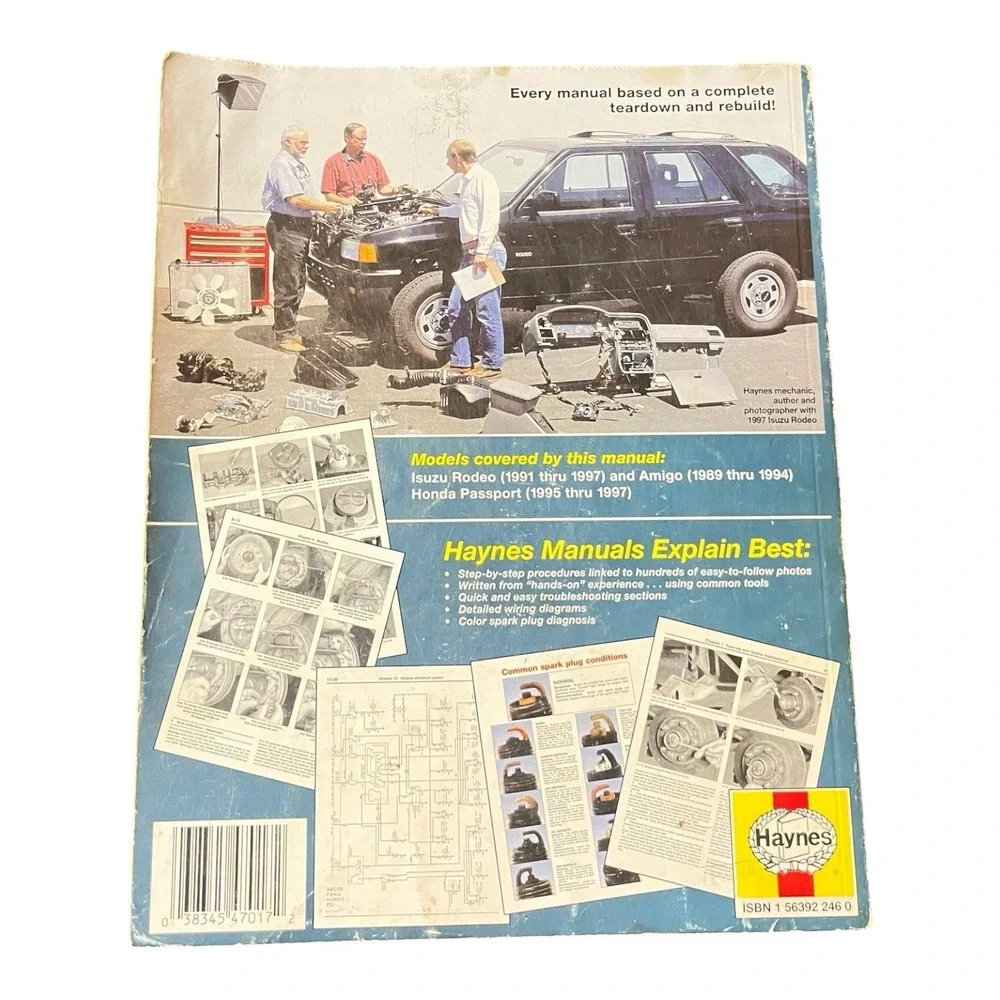 Isuzu Rodeo & Amigo Honda Passport 1989-1997 Haynes Repair Manual 47017